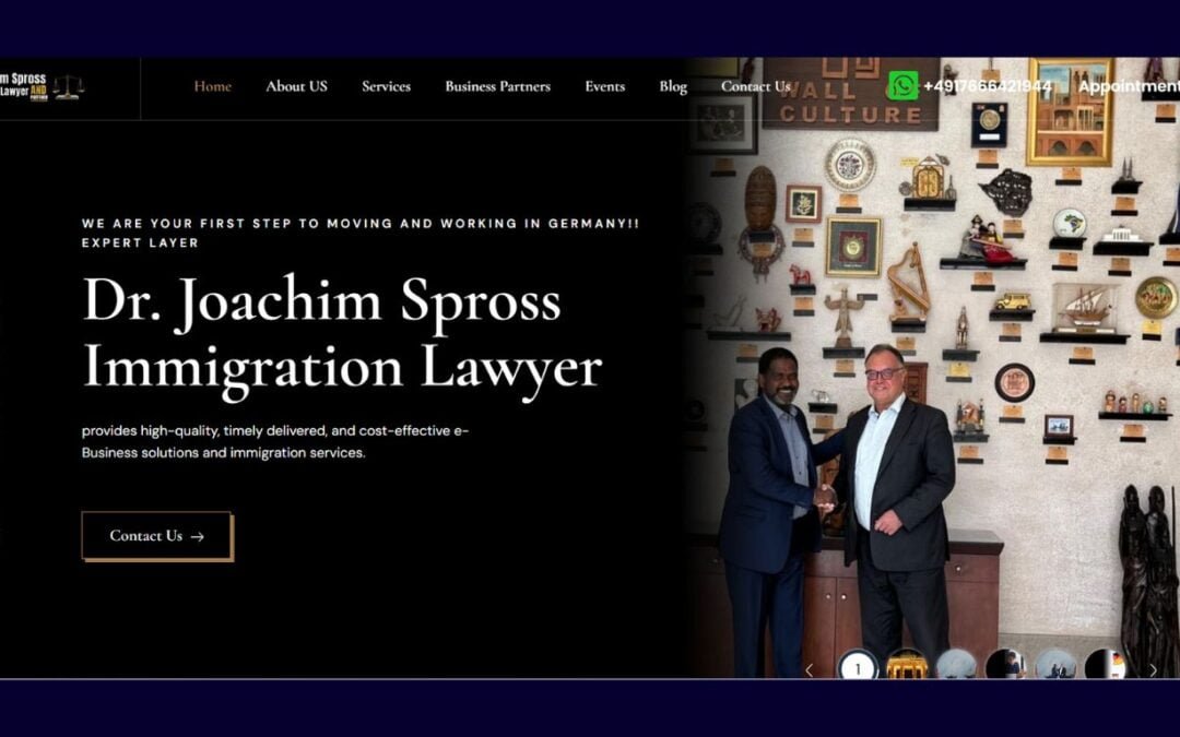 Spross Immigration Lawyer & Partners Website Development