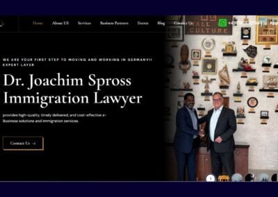 Spross Immigration Lawyer & Partners Website Development