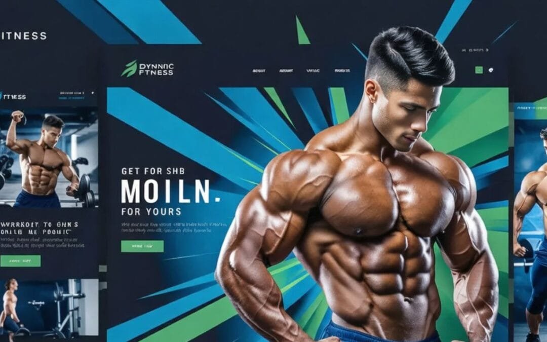 Fitness Website Design for men zedabi.com